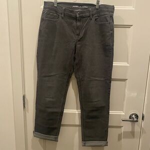 Old Navy Women's Dark Gray Boyfriend Jeans